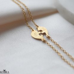 "Friends Forever" 18k gold-plated friendship
