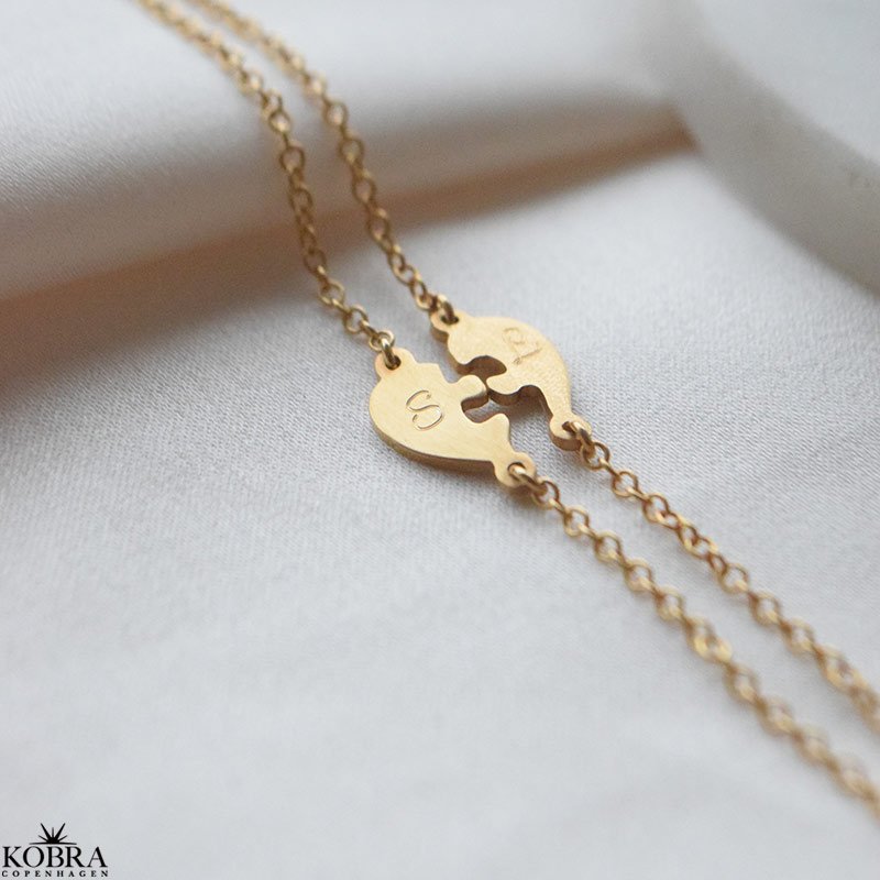 "Friends Forever" 18k gold-plated friendship