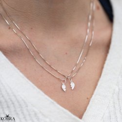 "Bestie" s�lv veninde hjertevedh�ng (charm)