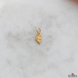 "Bestie" forgyldt veninde hjertevedh�ng (charm)