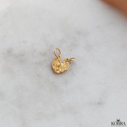 "Bestie" forgyldt veninde hjertevedh�ng (charm)