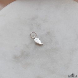 "Bestie" s�lv veninde hjertevedh�ng (charm)