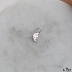 "Bestie" s�lv veninde hjertevedh�ng (charm)