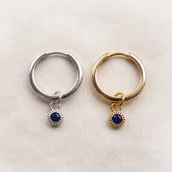 "Poise" Birthstone i s�lv eller forgyldt