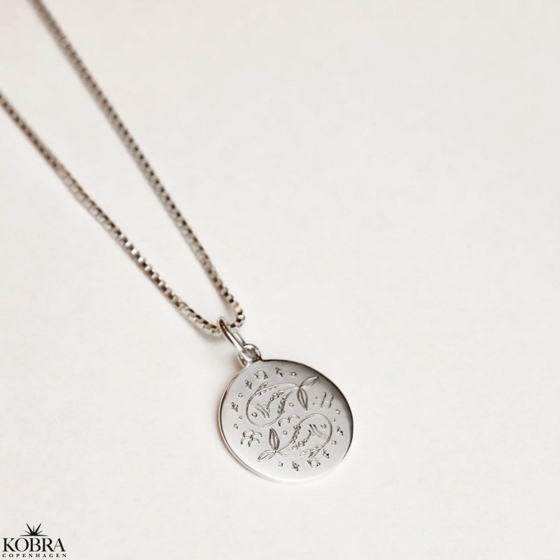 "Blazing Star" stjernetegns halskde i sterling slv