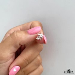 "Bloom" Slv earcuff med blad