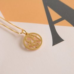 "Close To You" handmade gold jewelry with your personal letters