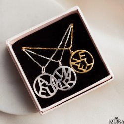 "Close To You" handmade gold jewelery with your 3 personal letters