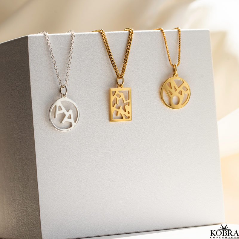 "Close To You" handmade gold jewelery with your 3 personal letters