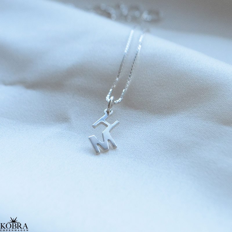 Always Close Personalised Letter Necklace in Sterling Silver