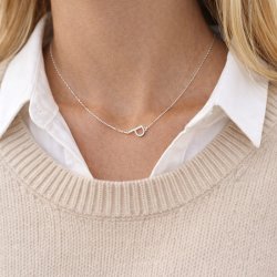 "Signature Letter" h�ndlavet halsk�de i sterling s�lv