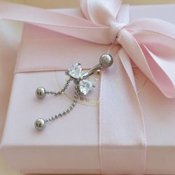 "Bella Bow" Navlepiercing