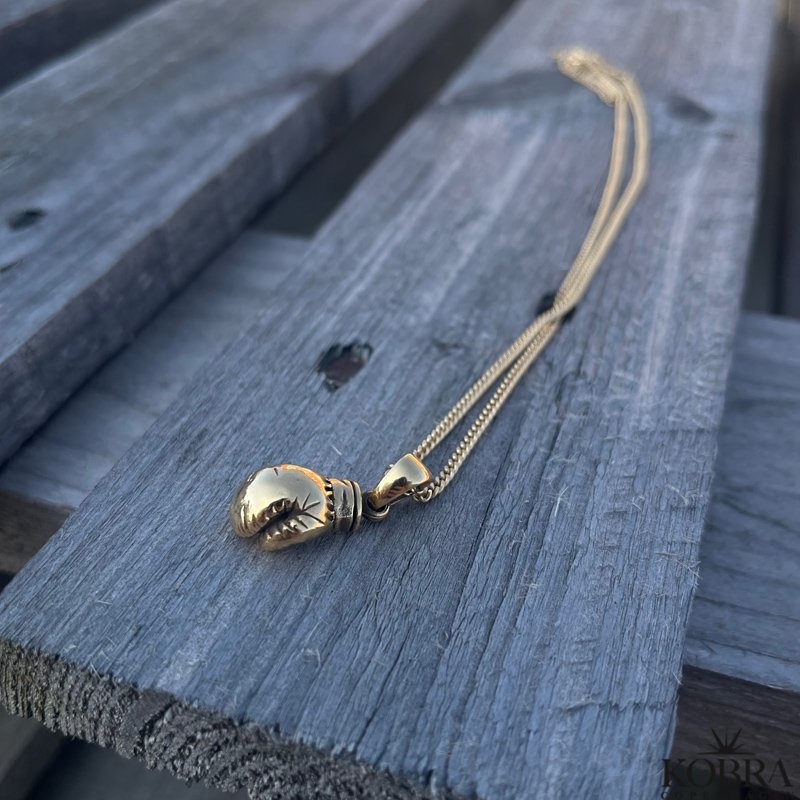 "Boxing" guldhalskde med boksehandske