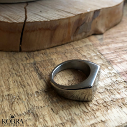 "Brandon" Stl ring med gravering