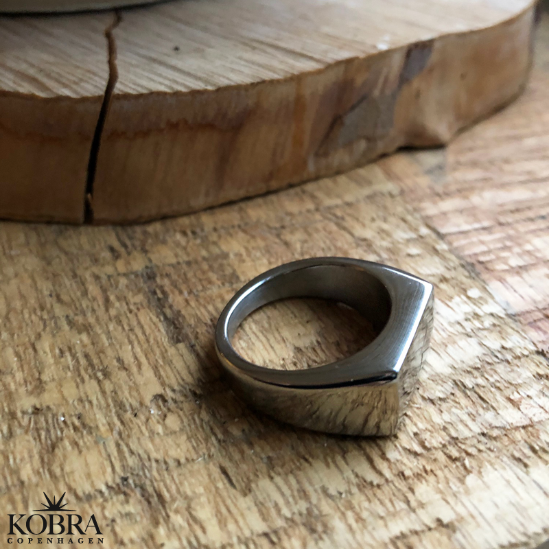 "Brandon" Stl ring med gravering