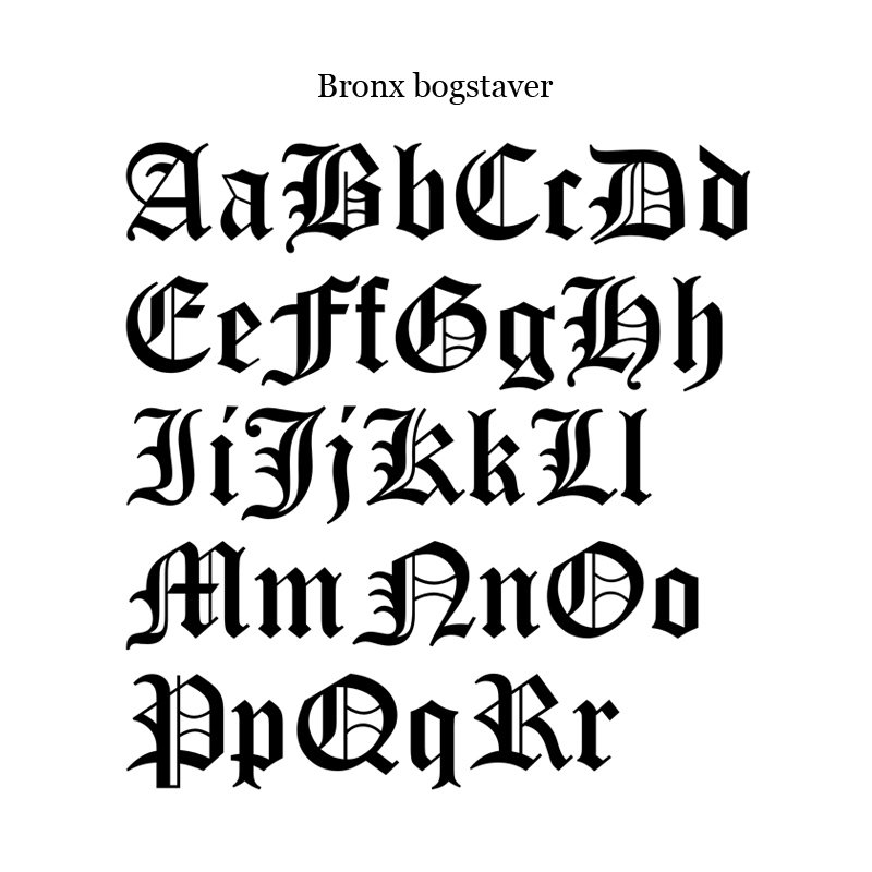 "Bronx" 18 karat forgyldt bogstav halskde med dit bogstav