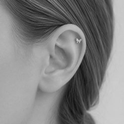 "Elsie" Piercing � Butterfly Flat Back