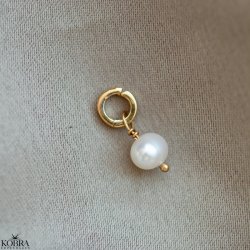 "California" gold necklace with your charms