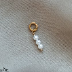 "California" guld armbnd med dine charms