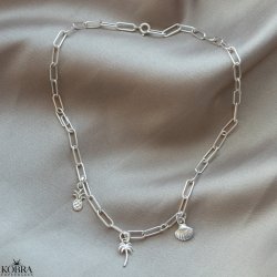 "California" slv halskde med dine charms