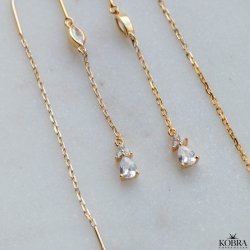 "Candle" guld retrde med sten