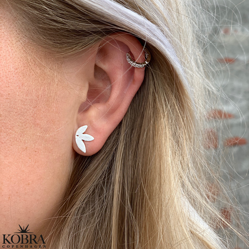 "Cardea" sterling slv blad reringe