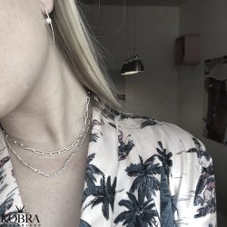 "Kenya" kde halskde / choker i slv