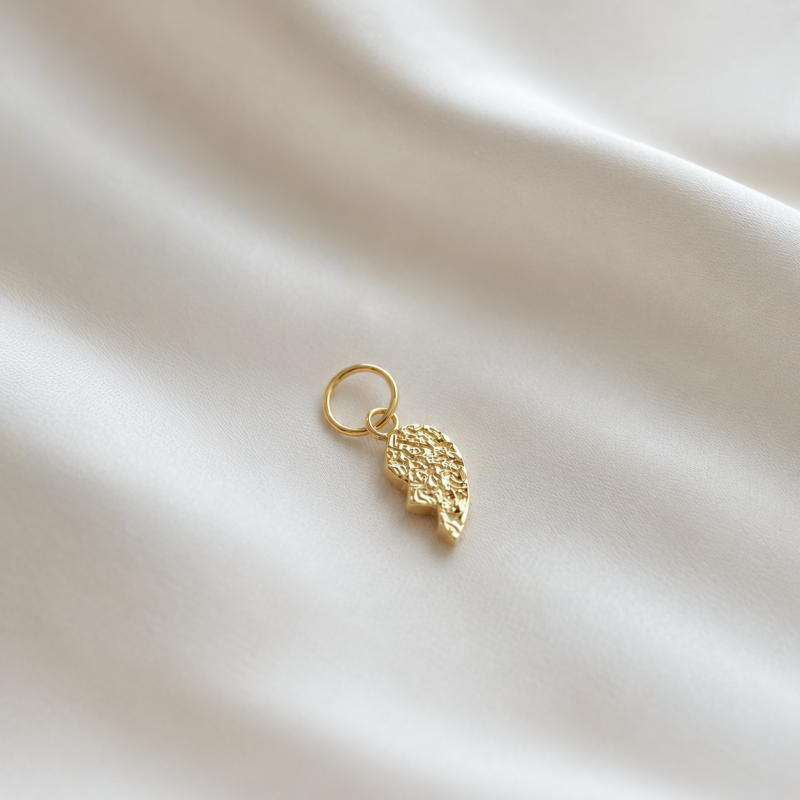 "Bestie" forgyldt veninde hjertevedh�ng (charm)