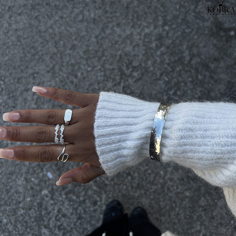 "Naia" blget ring i slv