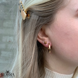 Chunky "Alex" reringe i 18 karat forgyldt