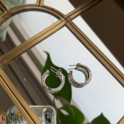 Chunky "Alex" reringe i sterling slv