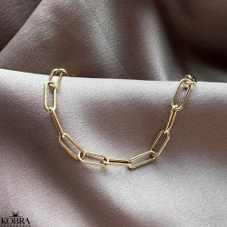 "Colorado" chunky gold bracelet for men