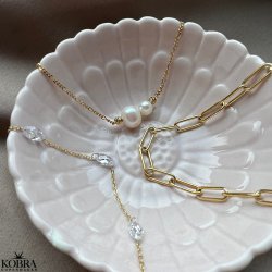 "Colorado" chunky gold bracelet