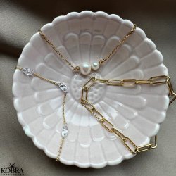 "Colorado" chunky gold bracelet