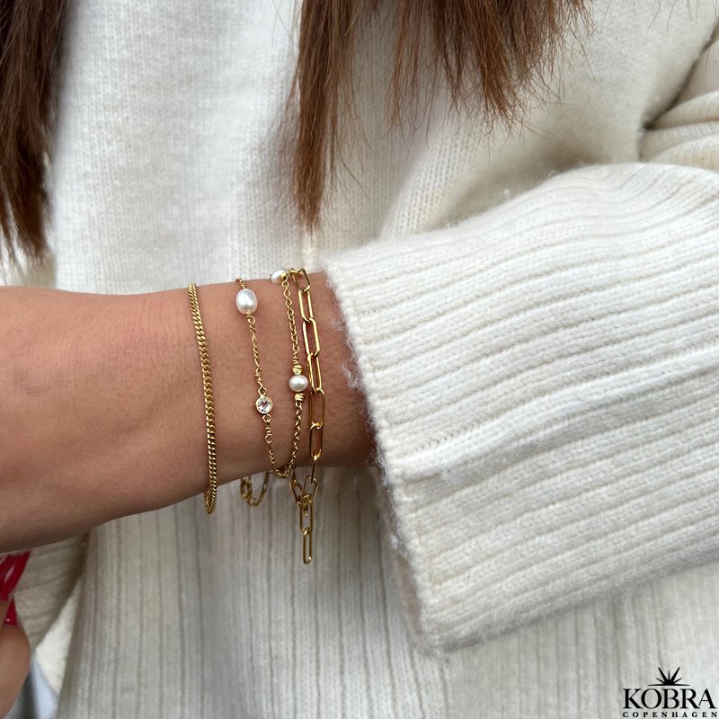 "Colorado" chunky gold bracelet