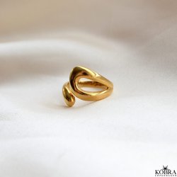 "Medina" chunky guld ring