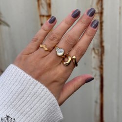 "Medina" chunky guld ring