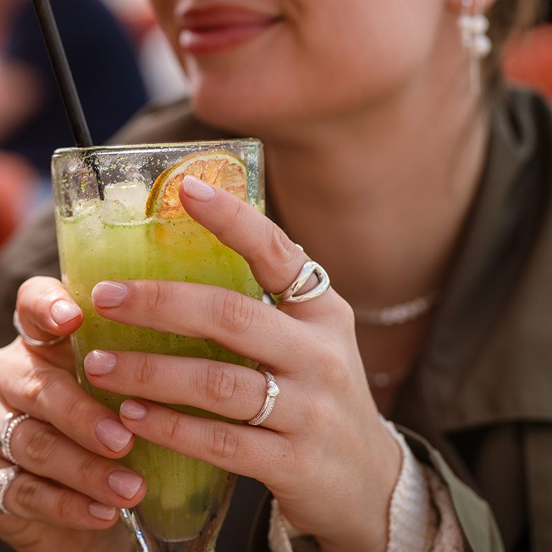 "Medina" chunky s�lvring