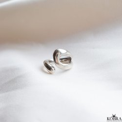 "Medina" chunky silver ring