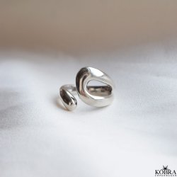 "Medina" chunky silver ring
