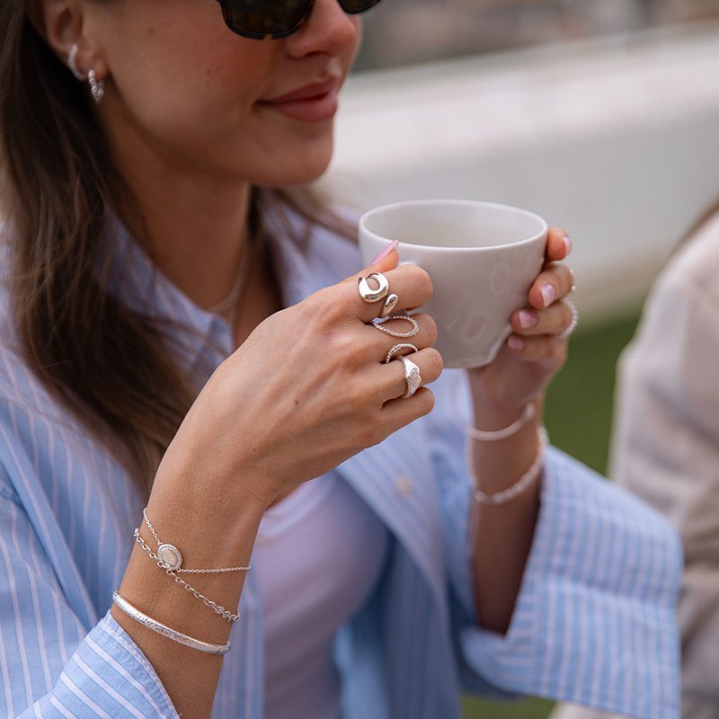 "Medina" chunky s�lv ring