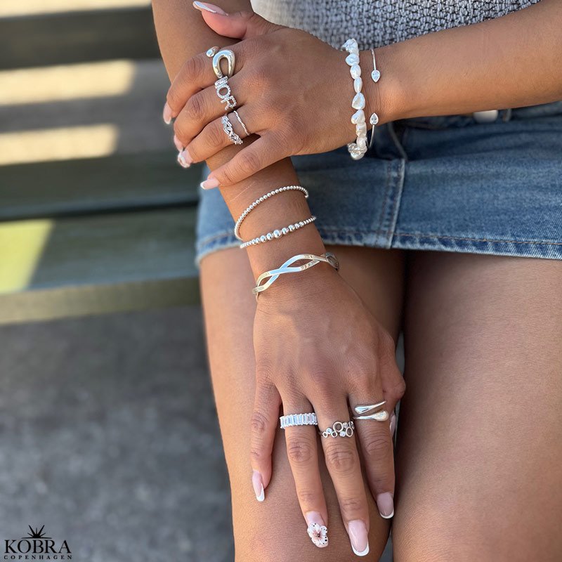 "Sally" twisted silver ring