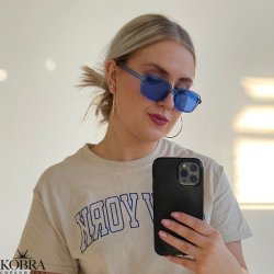 "Cirkeline" hoops - earrings in 14 carat gold plated silver (XL)