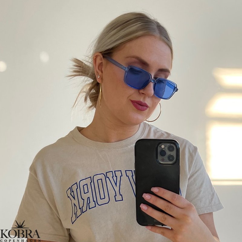 "Cirkeline" hoops - earrings in 14 carat gold plated silver (XL)