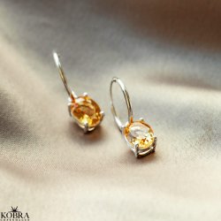 "Summery" slv reringe med Citriner