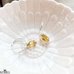 "Summery" slv reringe med Citriner