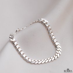 "Clinton" 5 mm panzer armbnd i sterling slv