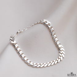 "Clinton" 5 mm panzer armbnd i gte slv til mnd