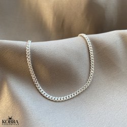 "Clinton" 3mm panzer ankelkde i sterling slv