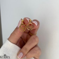 "Close to you" 18 karat forgyldte reringe med dine bogstaver